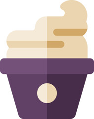 ice cream illustration on a white background     