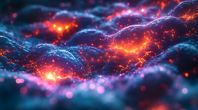 Synaptic web intelligence cluster wallpapers
