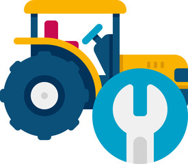 machine illustration on a white background     