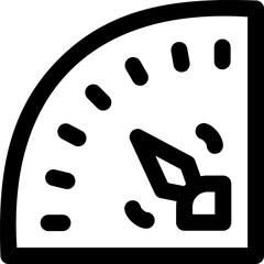 meter (2) illustration on a white background     