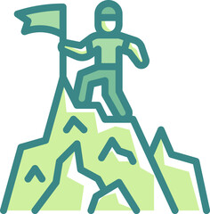 mission illustration on a white background     