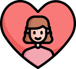mom illustration on a white background     