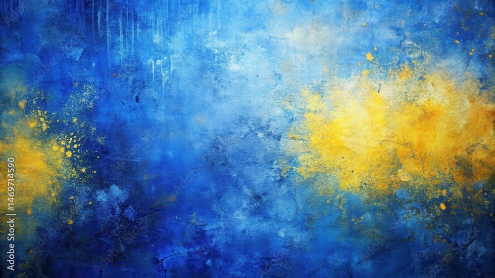 Poster Abstract Blue and Gold Textured Background A Vivid and Dynamic Image for Design Projects