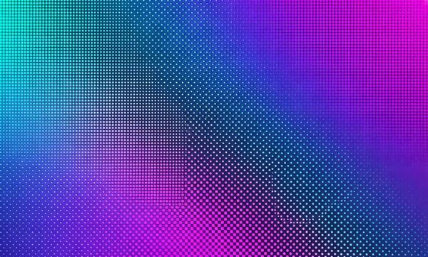 Vibrant abstract halftone gradient background with pink and blue color transitions - Powered by Adobe
