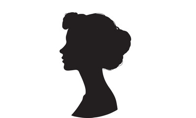 Classy Female Profile Cut File

