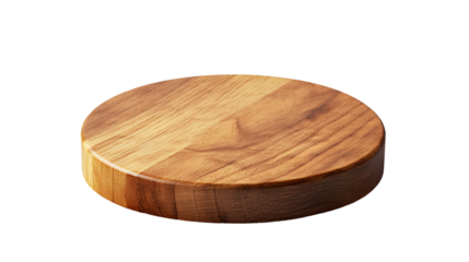 Circular Wooden Podium Display Showcase for Presentation of Products