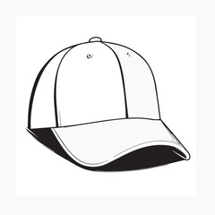 baseball cap vector illustration