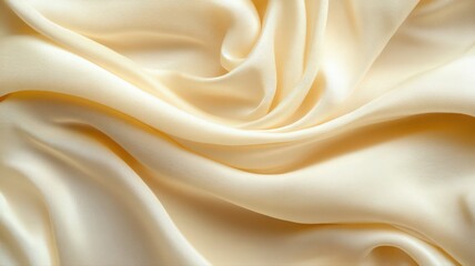 Obraz premium Soft Beige Fabric Draped in Elegant Folds