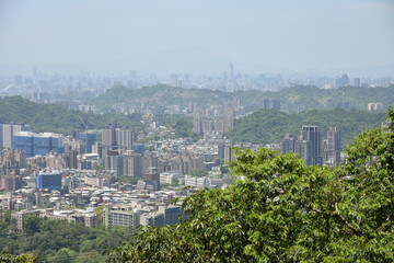 Obraz premium Panoramic view of Taipei, Republic of China