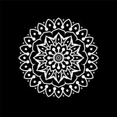 round lace ornamental pattern