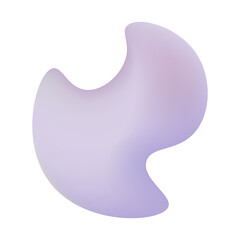 pink ribbon isolated on white