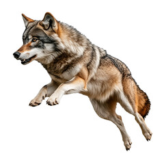 Fototapeta premium wolf isolated on transparent background