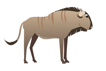 Amazing wildebeest animal vector illustration.
Get wildebeest vector for your creative projects.