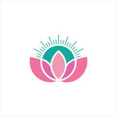 Flower Logo Template Vector Icon Beautiful Logo Style Vector .