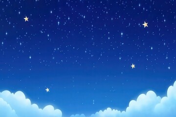 Night sky with clouds (1)