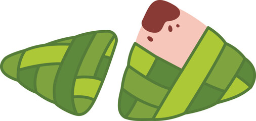 Ketupat, Traditional Indonesian Rice Cake Wrapped in Palm Leaves