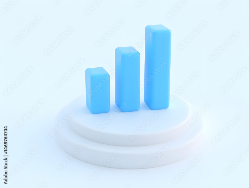 Poster 3d technology three-dimensional icon internet finance cloud computing storage element