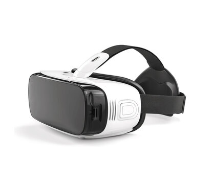 viar glasses on white background