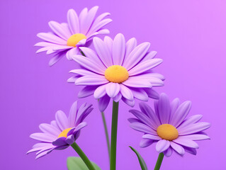 Flower plants beautiful spring flowers art petal element illustration