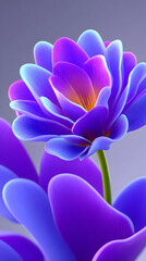 Colorful flower graphic poster PPT background, abstract flower computer wallpaper background