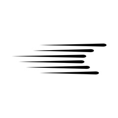 Fast moving line effect. Express, speed, motion, strength concepts. Flat decorative element vector design isolated illustration.