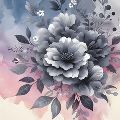 watercolor flowers illustration