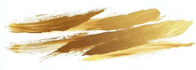 Gold Paint Strokes (1)