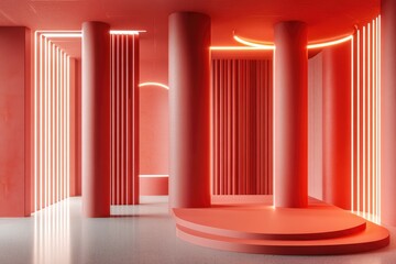 Fototapeta premium Coral Interior Design