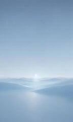 Obraz premium Subtle light blue to white pastel sky gradient, evokes calmness and tranquility Smooth, peaceful abstract , nature, calm