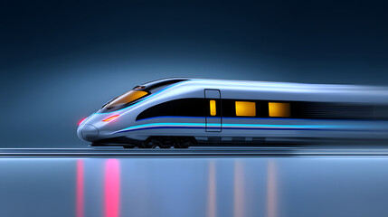 Obraz premium Train transport city travel Speed Transit rail return travel illustration
