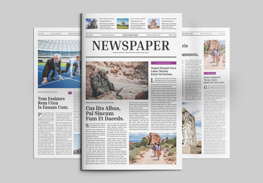 Classic Style Newspaper Template