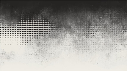 Abstract grunge background with halftone effect.