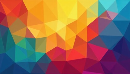 Obraz premium Geometric shapes, abstract backdrop, perfectly tiled, minimal, vibrant