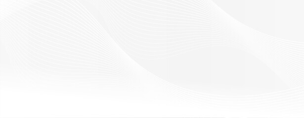 White background. White abstract background with wavy line ornament.