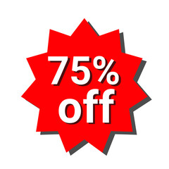 75% Off Sale! Huge Discount, Limited Time Offer. Shop Now and Save Big on Unbeatable Deals!