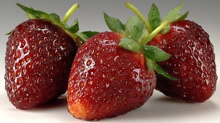 Fresh, plump strawberries