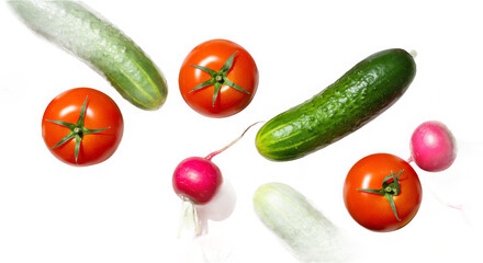 Vegetables vivid vibrant visuallyenhanced dance