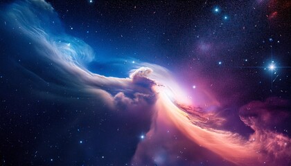 Obraz premium cosmic nebula filament