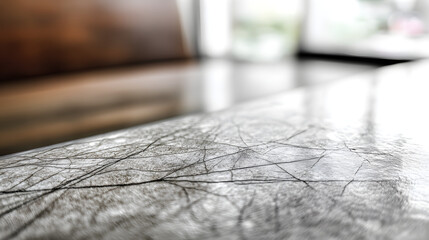 Marble Tabletop with Fine Veins
