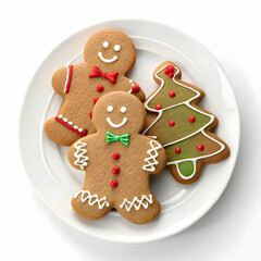 Delicious Gingerbread Men and Christmas Tree Cookies