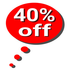 Huge 40% Off Sale! Grab Amazing Discounts Now. Limited-Time Offer, Shop Today and Save Big on Your Purchases!