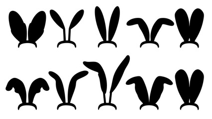Rabbit ears icons.