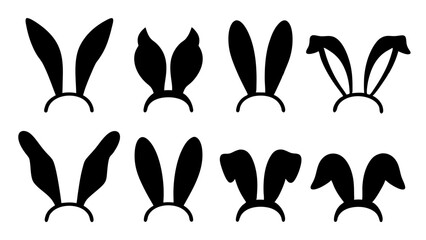 Rabbit ears icons.