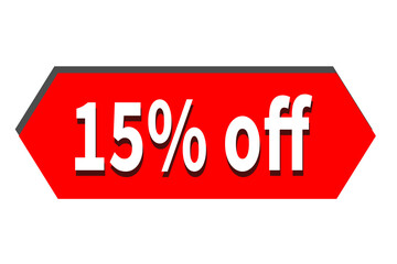 Fifteen Percent Off Sale! Grab Amazing Discounts Now. Limited Time Offer