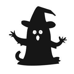 Monster silhouette art, cute monster silhouette