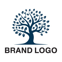 Obraz premium Tree Logo Design Vector 