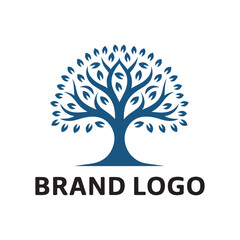 Naklejka premium Tree Logo Design Vector 