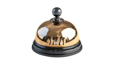 Professional Service Bell Isolated on Transparent Background - Clear, Crisp, and High-Quality Photo for Business Use