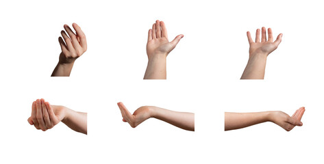 Hand with soft, clean skin holding an open, inviting gesture, offering and receiving in a gentle,
