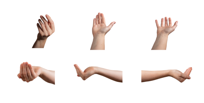 Hand with soft, clean skin holding an open, inviting gesture, offering and receiving in a gentle,